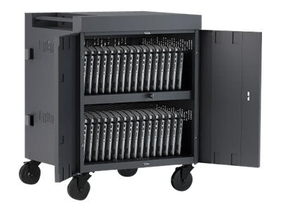 Bretford Cube Mini TVCM20PAC - 270 degree doors - cart (charge only) - for 20 tablets / notebooks - lockable - welded steel - TVCM20PAC-270AW