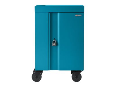 Bretford Cube Mini TVCM20USBC - Cart (charge only) - pre-wired - for 20 tablets / notebooks - lockable - steel - pacific blue TVCM20USBC-PA