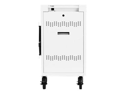 Bretford Cube Mini TVCM24USBC - Cart (charge only) - pre-wired - for 24 tablets / notebooks - lockable - steel - arctic white TVCM24USBC-AW
