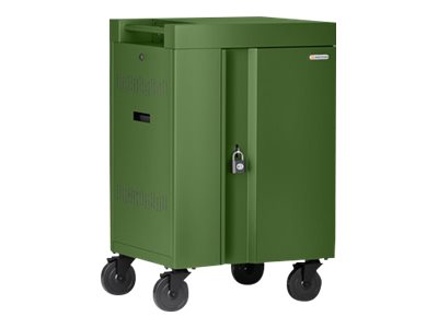 Bretford Cube Mini TVCM24USBC - Cart (charge only) - pre-wired - for 24 tablets / notebooks - lockable - steel - grass - screen TVCM24USBC-GRA