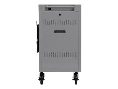 Bretford Cube Mini TVCM24USBC - Cart (charge only) - pre-wired - for 24 tablets / notebooks - lockable - steel - platinum - screen TVCM24USBC-PM
