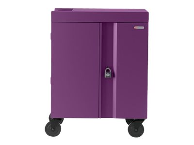 Bretford Cube TVC16 - Cart (charge only) - pre-wired - for 16 netbooks/tablets - lockable - welded steel - orchid TVC16USBC-ORC