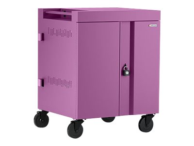 Bretford Cube TVC16PAC-ORC - 270 degree doors - cart (charge only) - for 16 netbooks/tablets - lockable - welded steel -