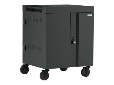 Bretford Cube TVC16USBC - Cart (charge only) - pre-wired - for 16 netbooks/tablets - lockable - steel - charcoal - screen size: TVC16USBC-CK