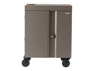 Bretford Cube TVC16USBC - Cart (charge only) - pre-wired - for 16 netbooks/tablets - lockable - welded steel - champagne TVC16USBC-CH
