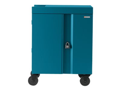 Bretford Cube TVC16USBC - Cart (charge only) - pre-wired - for 16 netbooks/tablets - lockable - welded steel - pacific blue TVC16USBC-PA