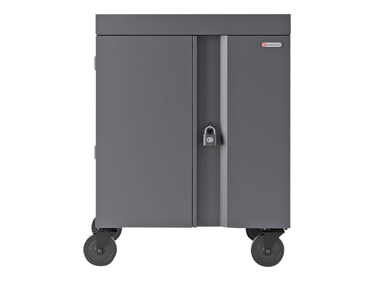 Bretford Cube TVC16USBC - Cart (charge only) - pre-wired - for 16 netbooks/tablets - lockable - welded steel - platinum TVC16USBC-PM
