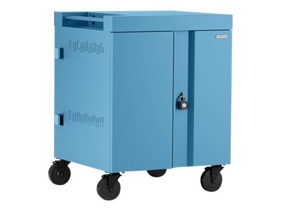 Bretford Cube TVC32PAC - 90 degree doors - cart (charge only) - for 32 tablets / notebooks - lockable - welded steel -