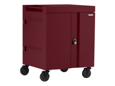 Bretford Cube TVC36PAC - Cart (charge only) - for 36 tablets / notebooks - lockable - steel - maroon TVC36PAC-MA