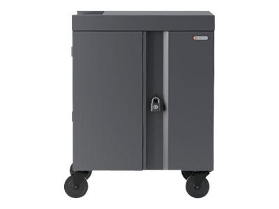 Bretford Cube TVC36PAC - Cart (charge only) - for 36 tablets / notebooks - lockable - welded steel - charcoal TVC36PAC-KEYC
