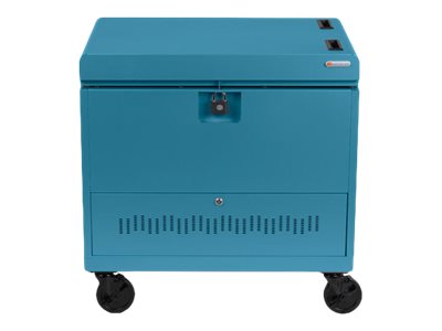 Bretford Cube Toploader TVTL30CADUSB - Cart (charge only) - pre-wired - for 30 tablets / notebooks - with caddies - lockable TVTL30CADUSB-PA