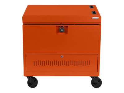 Bretford Cube Toploader TVTL30CADUSB - Cart (charge only) - pre-wired - for 30 tablets / notebooks - with caddies - lockable TVTL30CADUSB-TAG