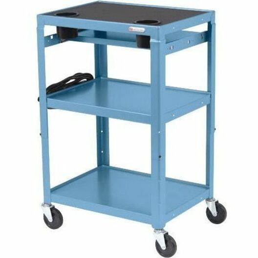 Bretford MIC Cart Mobile Teacher Cart - Adjustable Height Laptop Computer Stand | TeciSoft MICC6-SKY