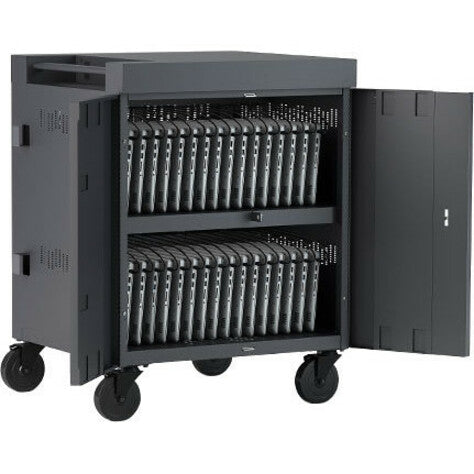 Bretford Pre-wired CUBE Cart TVC36USBC-GRA