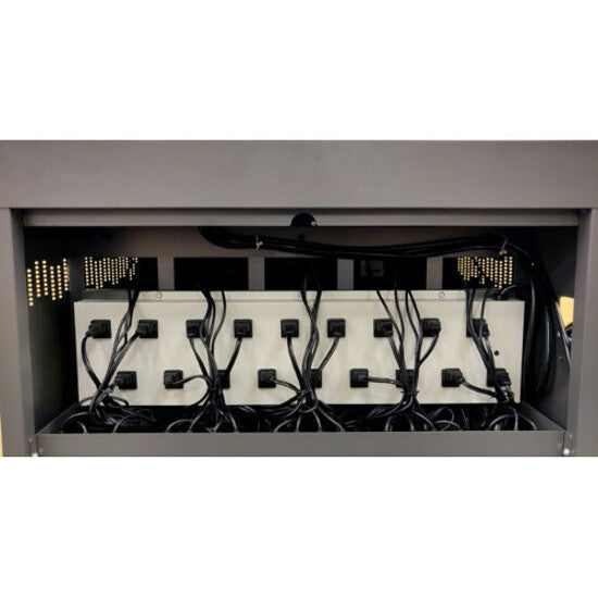 Bretford Pre-wired CUBE Cart TVC36USBC-GRA