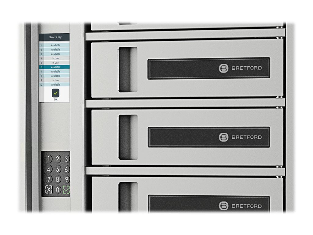 Bretford TechGuard Connect TCLAKS100EF11 - Cabinet unit (charge only) - for 10 notebooks/tablets/cellular phones - lockable -