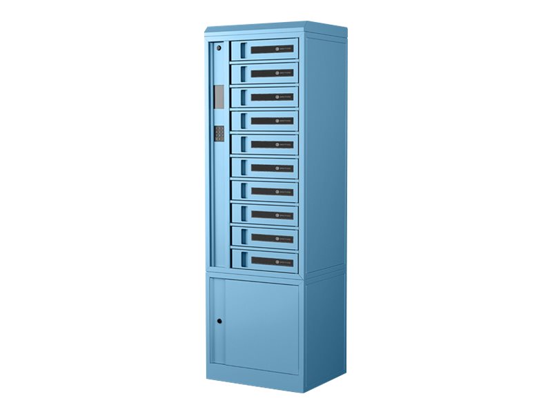 Bretford TechGuard Connect TCLAKS100EF44 - Cabinet unit (charge only) - for 10 notebooks/tablets/cellular phones -