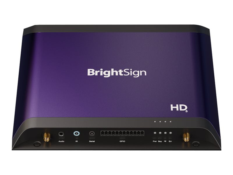BrightSign HD5 HD1025 - Digital signage player - BrightSign OS - 4K UHD (2160p) - 60 fps - HDR