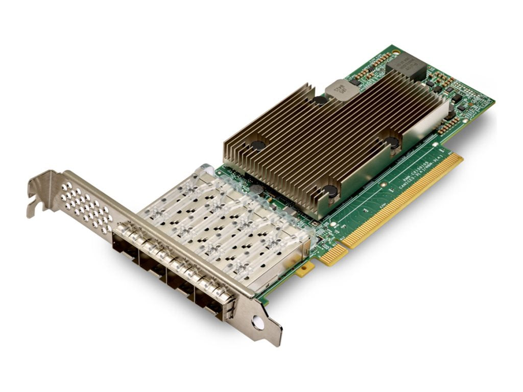 Broadcom 57504 - Network adapter - PCIe 4.0 x16 - 10/25 Gigabit SFP28 x 4 4XC7A80566