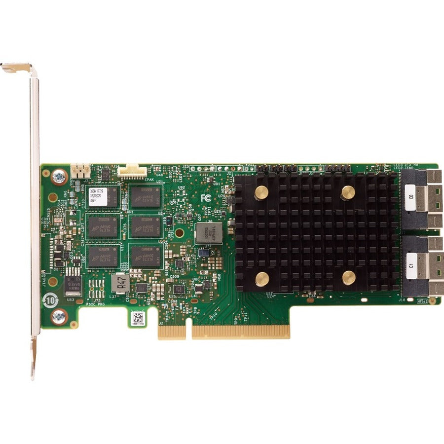 Broadcom MegaRAID 9500-16i SAS Controller - 12Gb/s SAS, Serial ATA - PCI Express 4.0 x8 -
