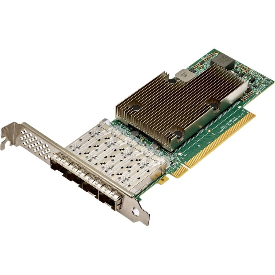 Broadcom Quad-Port 25 Gb/s SFP28 Ethernet PCI Express 4.0 x16 Network Interface Card BCM957504-P425G