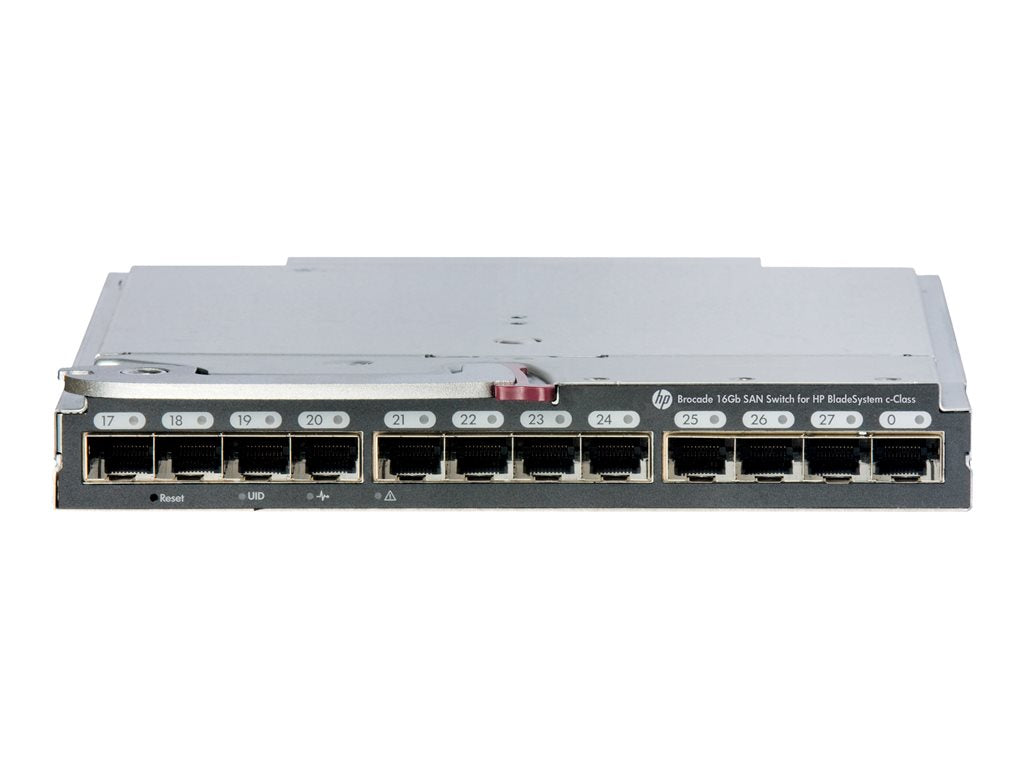 Brocade 16Gb/28 SAN Switch for HP BladeSystem c-Class - Switch - managed - 16 x 16Gb Fibre Channel (internal) + 12 x 8Gb Fibre C8S46AR