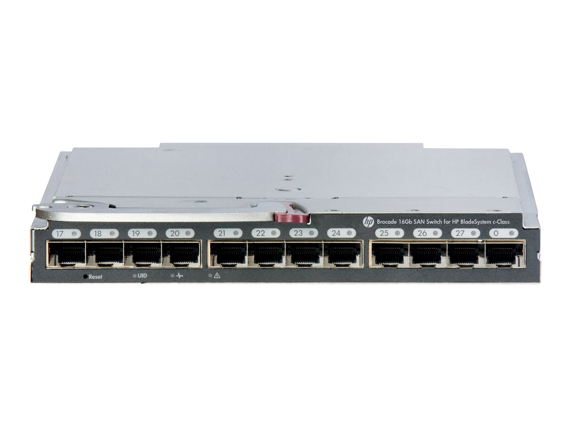 Brocade 16Gb/28 SAN Switch for HP BladeSystem c-Class - Switch - managed - 16 x 16Gb Fibre Channel (internal) + 12 x 8Gb Fibre C8S46BR