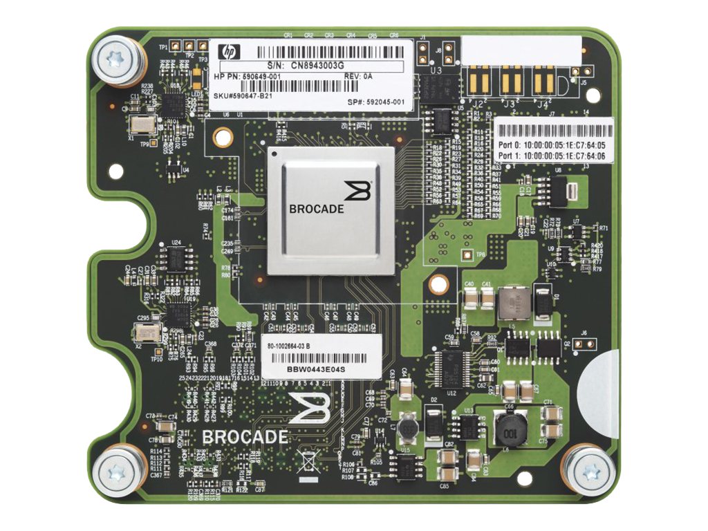 Brocade 804 - Host bus adapter - PCIe - 8Gb Fibre Channel x 2 - for StorageWorks Network Storage Gateway X3800sb G2