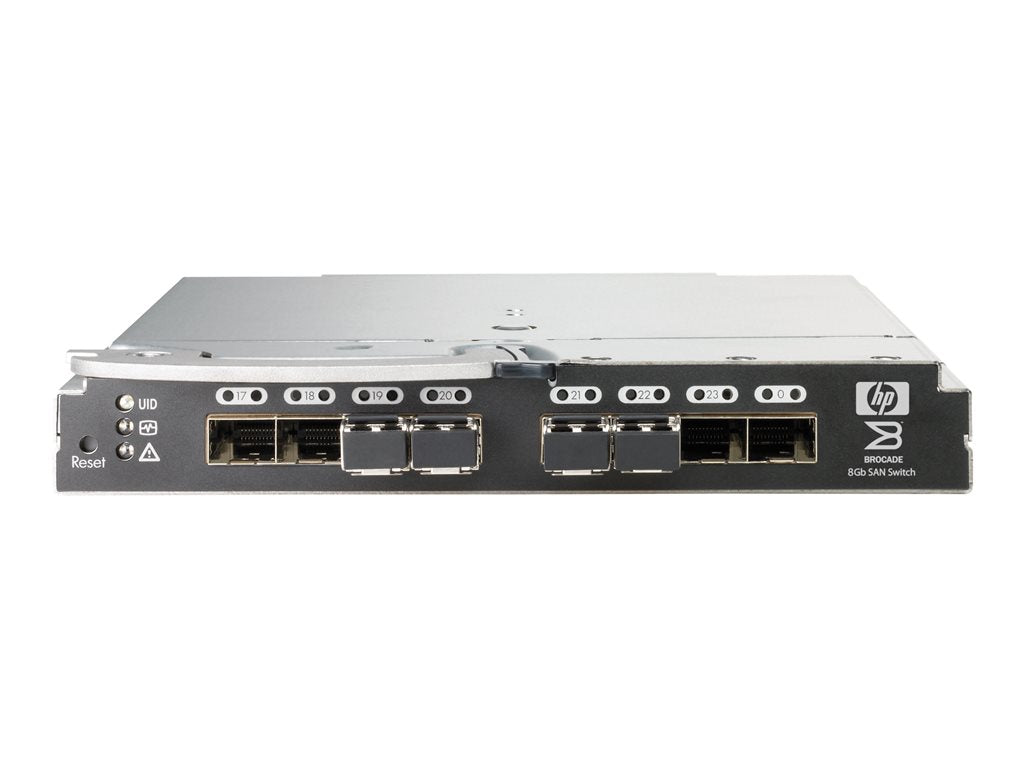 Brocade 8Gb SAN Switch 8/24c Power Pack+ - Switch - managed - 16 x 8Gb Fibre Channel + 8 x 8Gb Fibre Channel SFP+ - plug-in module AJ822CR