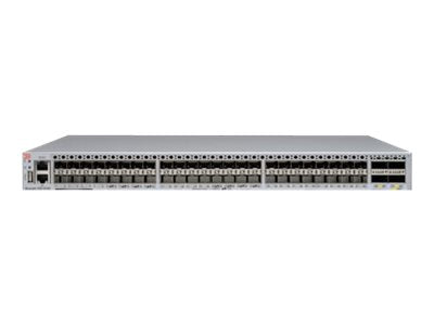 Brocade VDX 6740 - Switch - L3 - managed - 48 x 1 Gigabit SFP/ 10 Gigabit SFP+ + 4 x 40 Gigabit QSFP+ (breakout compatible) - BR-VDX6740-64-ALLSW-R