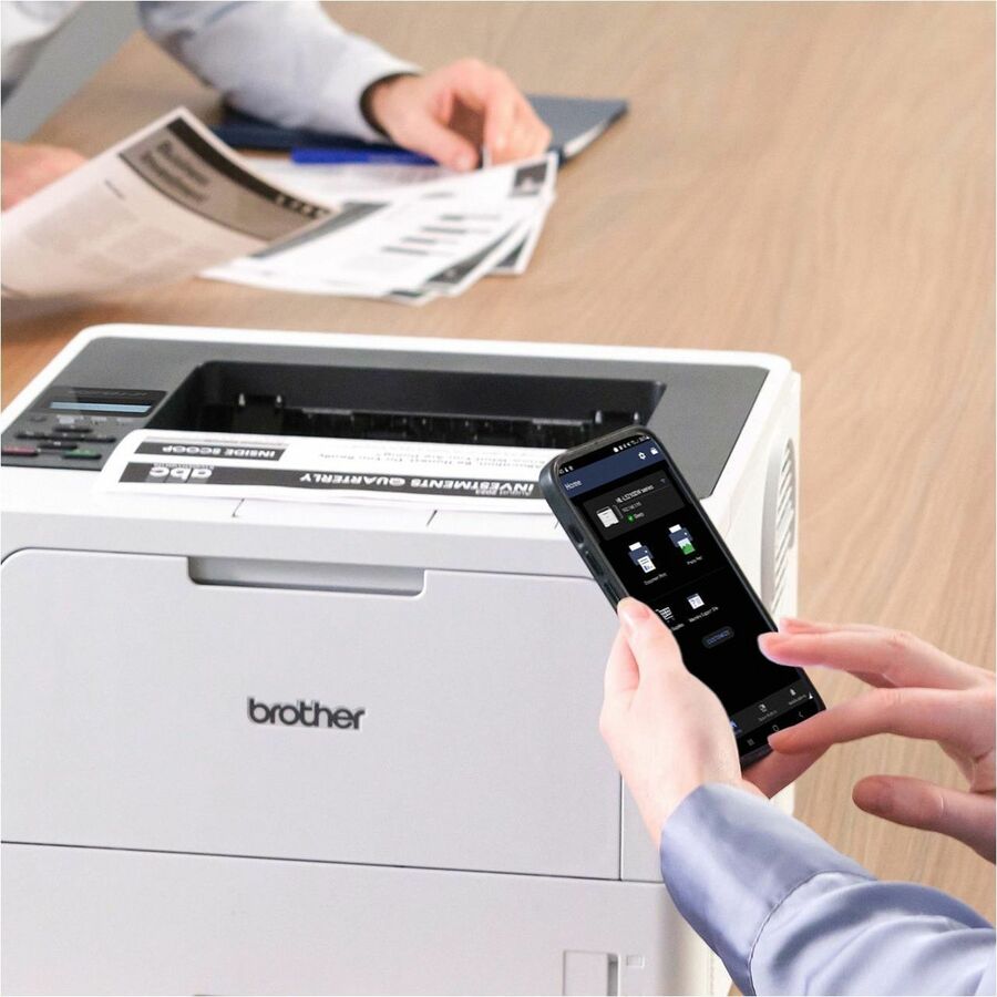 Brother HL HL-L5210DW Desktop Wireless Laser Printer - Monochrome