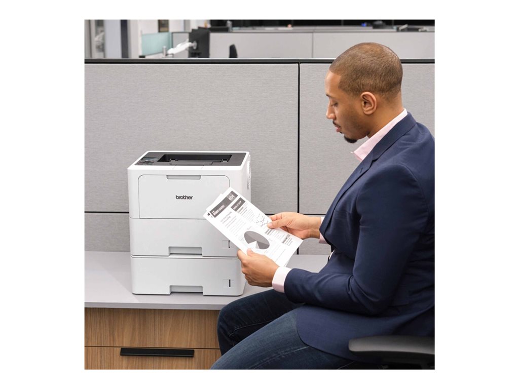 Brother HL-L6210DWT - Printer - B/W - Duplex - laser - A4/Legal - 1200 x 1200 dpi - up to 50 ppm - capacity: 1140 sheets