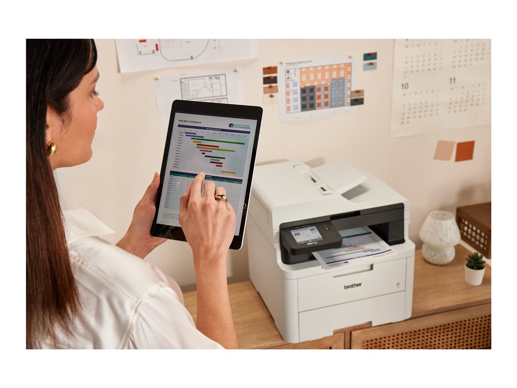 Brother MFC-L3720CDW - Multifunction printer - color - LED - A4/Legal (media) - up to 19 ppm (copying) - up to 19 ppm