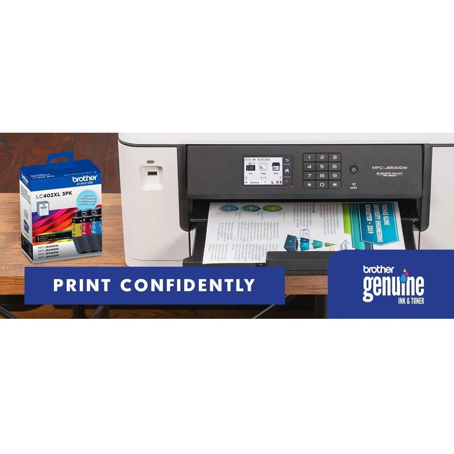 Brother Original High Yield Inkjet Ink Cartridge - Cyan, Magenta, Yellow - 3 Pack -