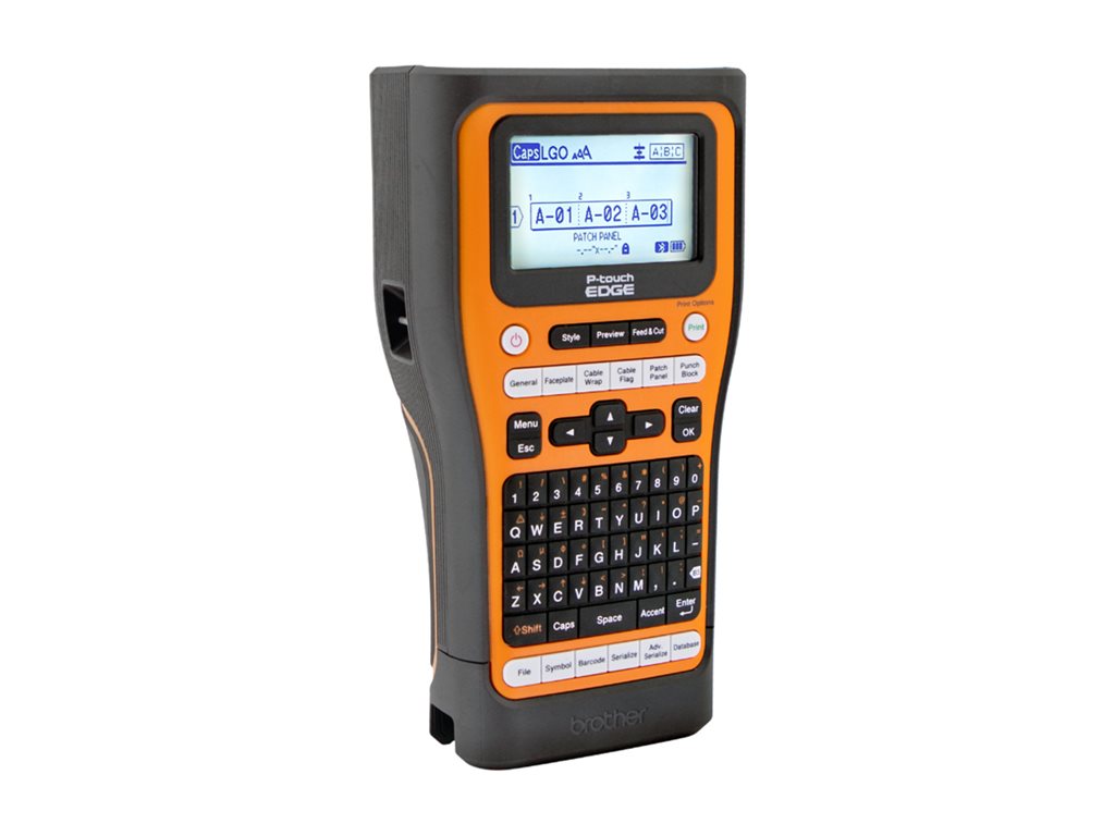 Brother P-Touch EDGE PT-E560BTVP - Labelmaker - B/W - thermal transfer - - 180 dpi - up to 70.9 inch/min - USB 3.0, Bluetooth PTE560BTVP