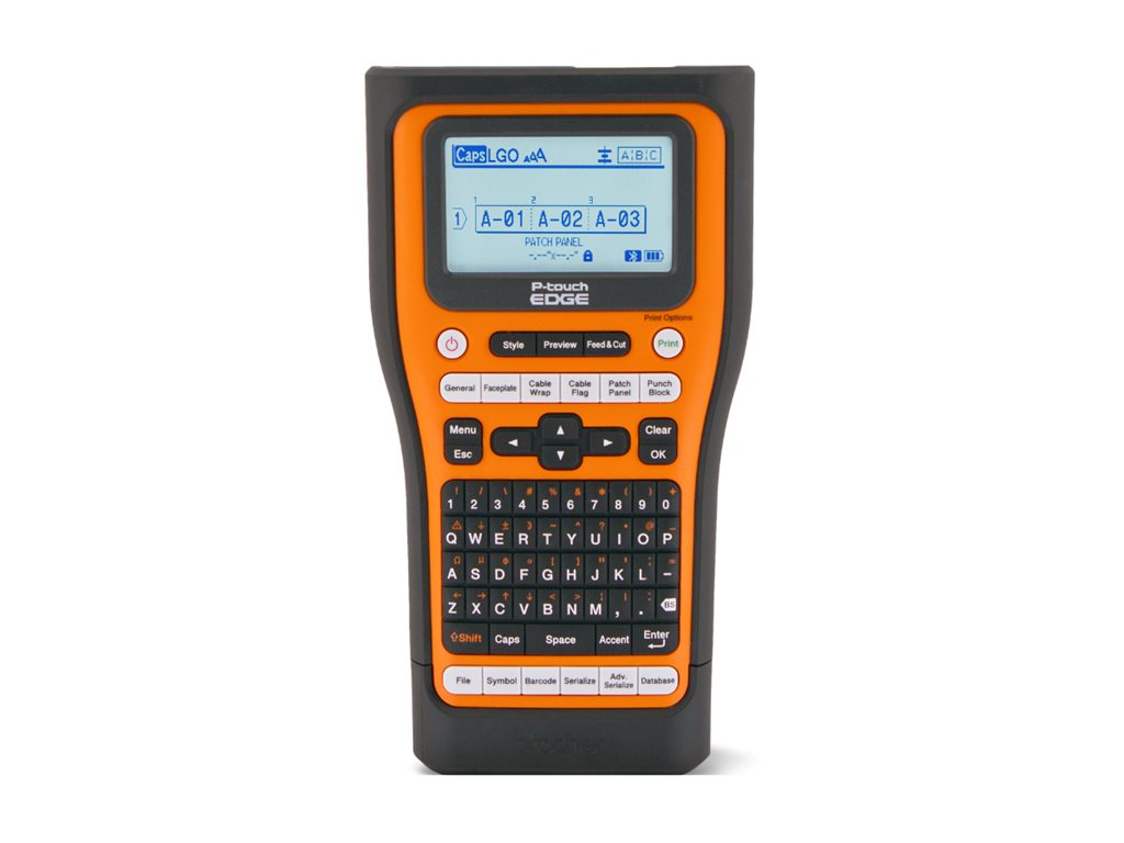 Brother P-Touch EDGE PT-E560BTVP - Labelmaker - B/W - thermal transfer - - 180 dpi - up to 70.9 inch/min - USB 3.0, Bluetooth PTE560BTVP