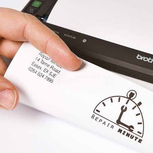 Brother PocketJet 8 PJ-883 Mobile Direct Thermal Printer - Monochrome - Label Print - USB - USB Host - Bluetooth -Printer only / no accessories included PJ883
