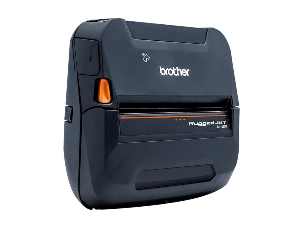 Brother RuggedJet RJ4235BL Mobile 4" Direct Thermal Printer with USB & Bluetooth