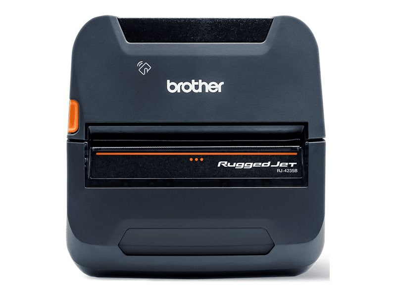 Brother RuggedJet RJ4235BL Mobile 4" Direct Thermal Printer with USB & Bluetooth