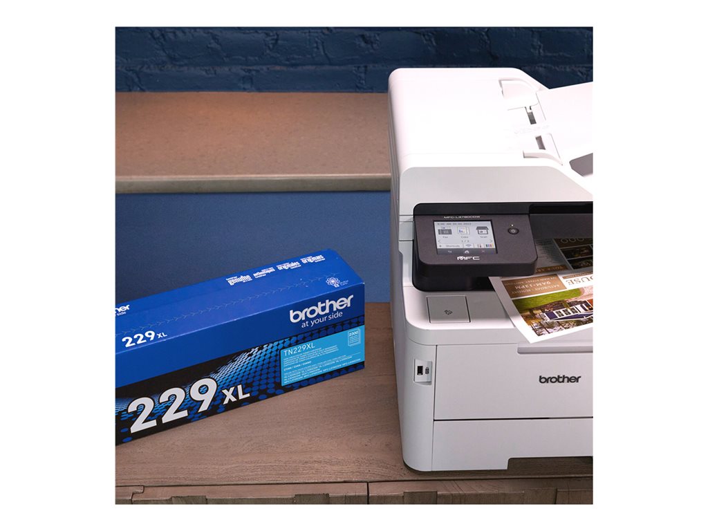 Brother TN229XLC - High Yield - cyan - original - box - toner cartridge - for P/N: HLL3280CDW-US, HLL8245CDW-US