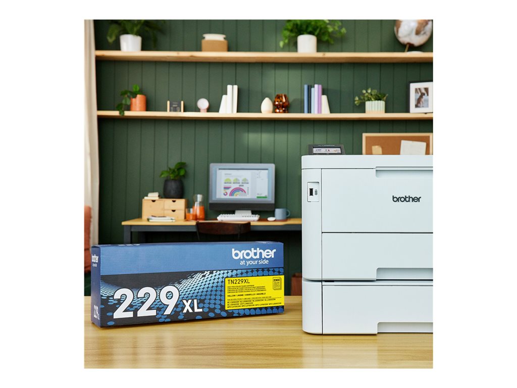 Brother TN229XLY - High Yield - yellow - original - box - toner cartridge - for P/N: HLL3280CDW-US, HLL8245CDW-US