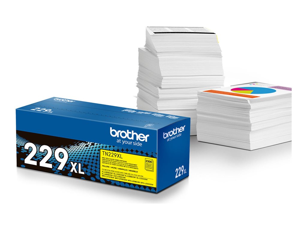 Brother TN229XLY - High Yield - yellow - original - box - toner cartridge - for P/N: HLL3280CDW-US, HLL8245CDW-US