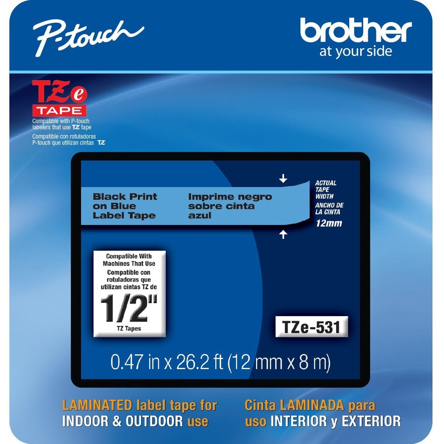 Brother TZe-531CS, 0.47 x 26.2' TZe531CS