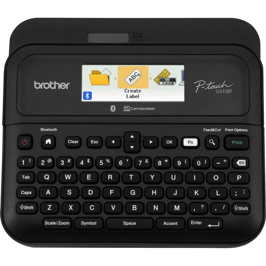 Brother&reg; P-touch PT-D610BT Business Professional Connected Label Maker With Bluetooth&reg; PT-D610BT
