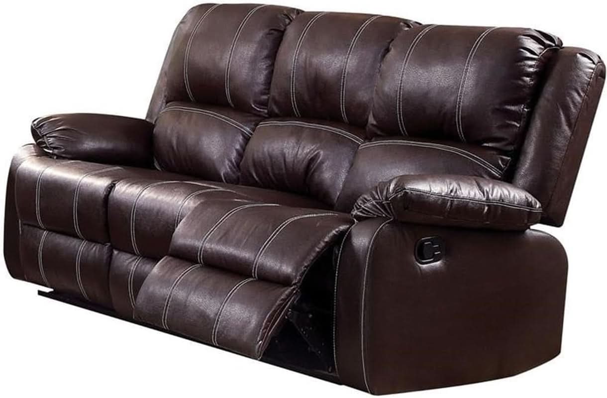 Brown Recliner Loveseat Modern Living Room Furniture