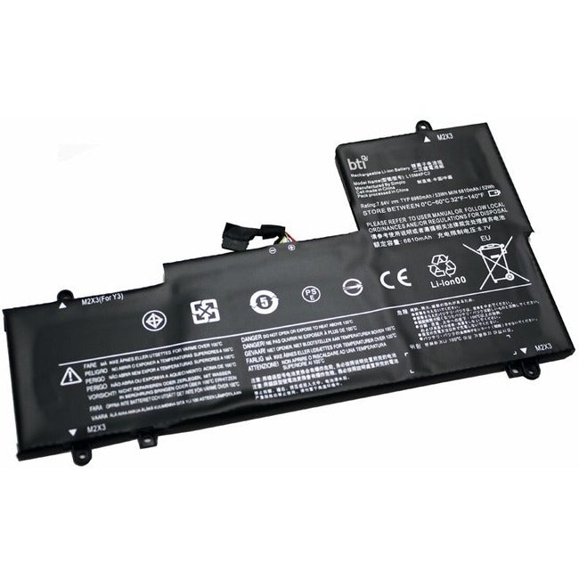 Bti - Notebook Battery (Equivalent To: Lenovo L15L4Pc2, Lenovo L15M4Pc2, Lenovo 5B10K90778, Lenovo 5B10K90802) - Lithium Ion - 4-Cell - 6960 Mah - 53 Wh - For Lenovo Yoga 710-14Ikb 80V4, 710-14Isk 80Ty, 710-15Ikb 80V5, 710-15Isk 80U0