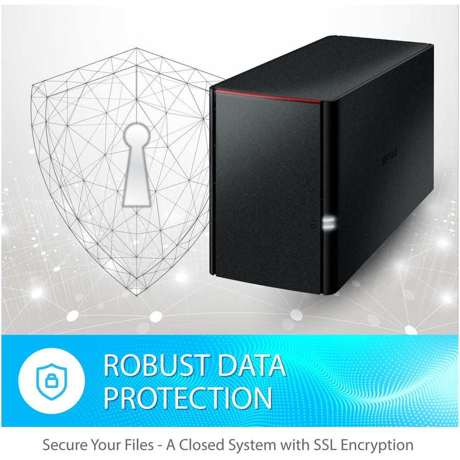 Buffalo LinkStation™ 220 Personal Cloud NAS with 2-Bay RAID LS220D0802