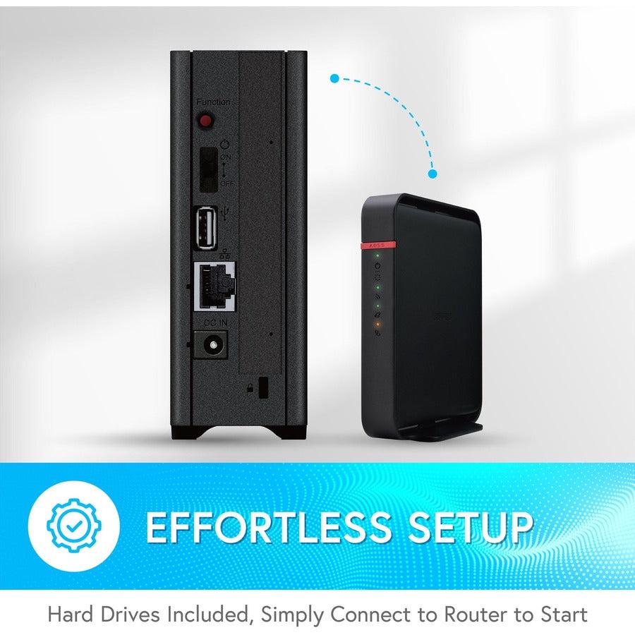 Buffalo Linkstation 210 2Tb Personal Cloud Storage With Hard Drives Included
