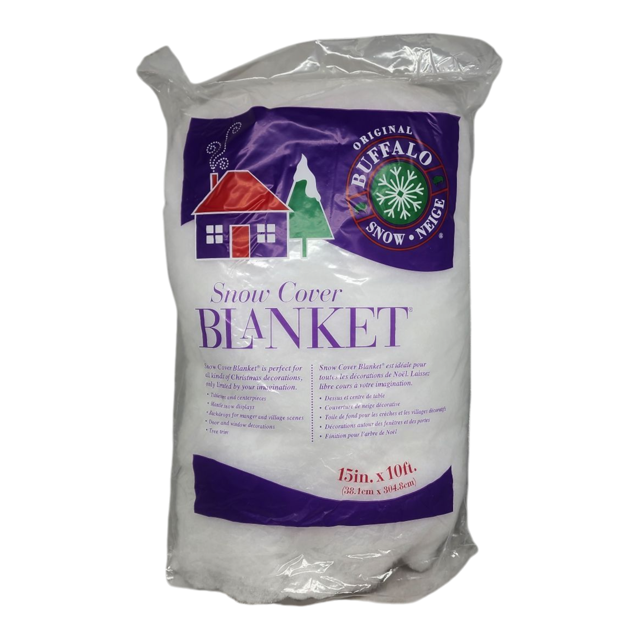 Buffalo Snow Blanket - 15" x 10 Feet