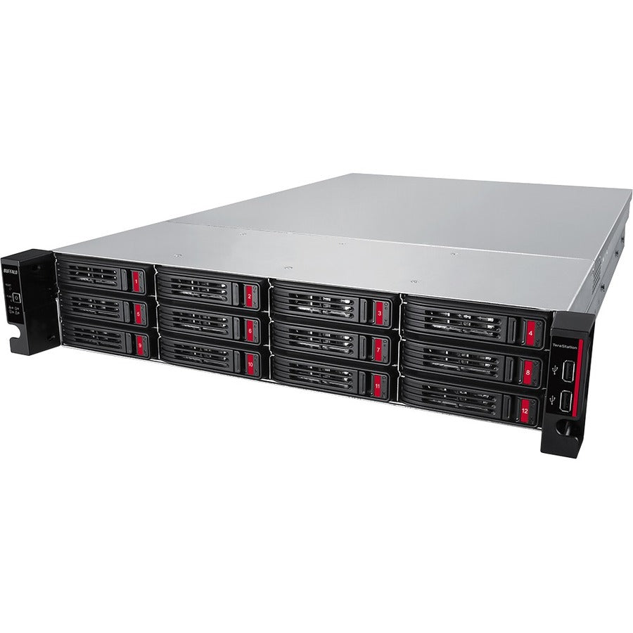 Buffalo TeraStation 51210RH Rackmount 96TB NAS Hard Drives Included TS51210RH9612